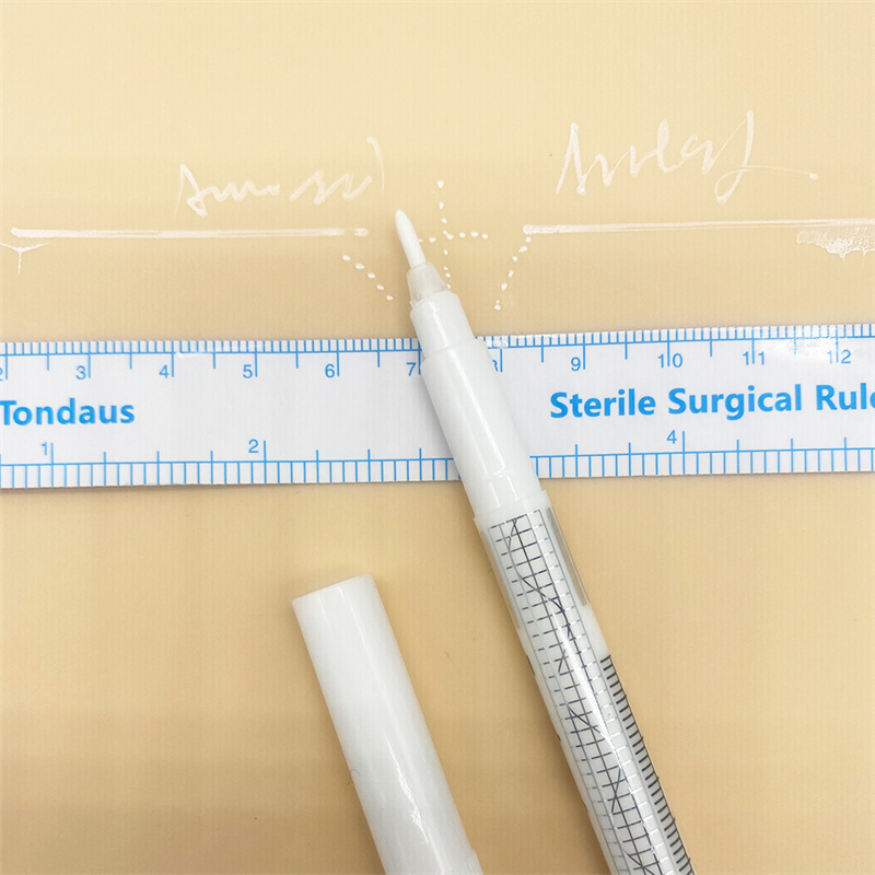 White Surgical Eyebrow Tattoo Skin Marker Pen Tools Microblading Accessories Permanent Makeup Tool