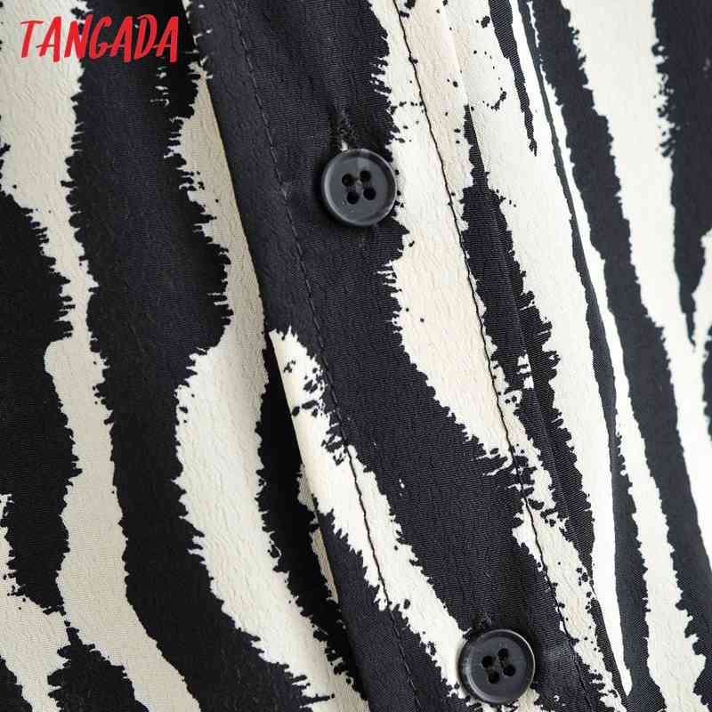Spring Women Oversized Animal Print Blouse Long Sleeve Chic Female Office Lady Shirt Blusas Femininas AI32 210416