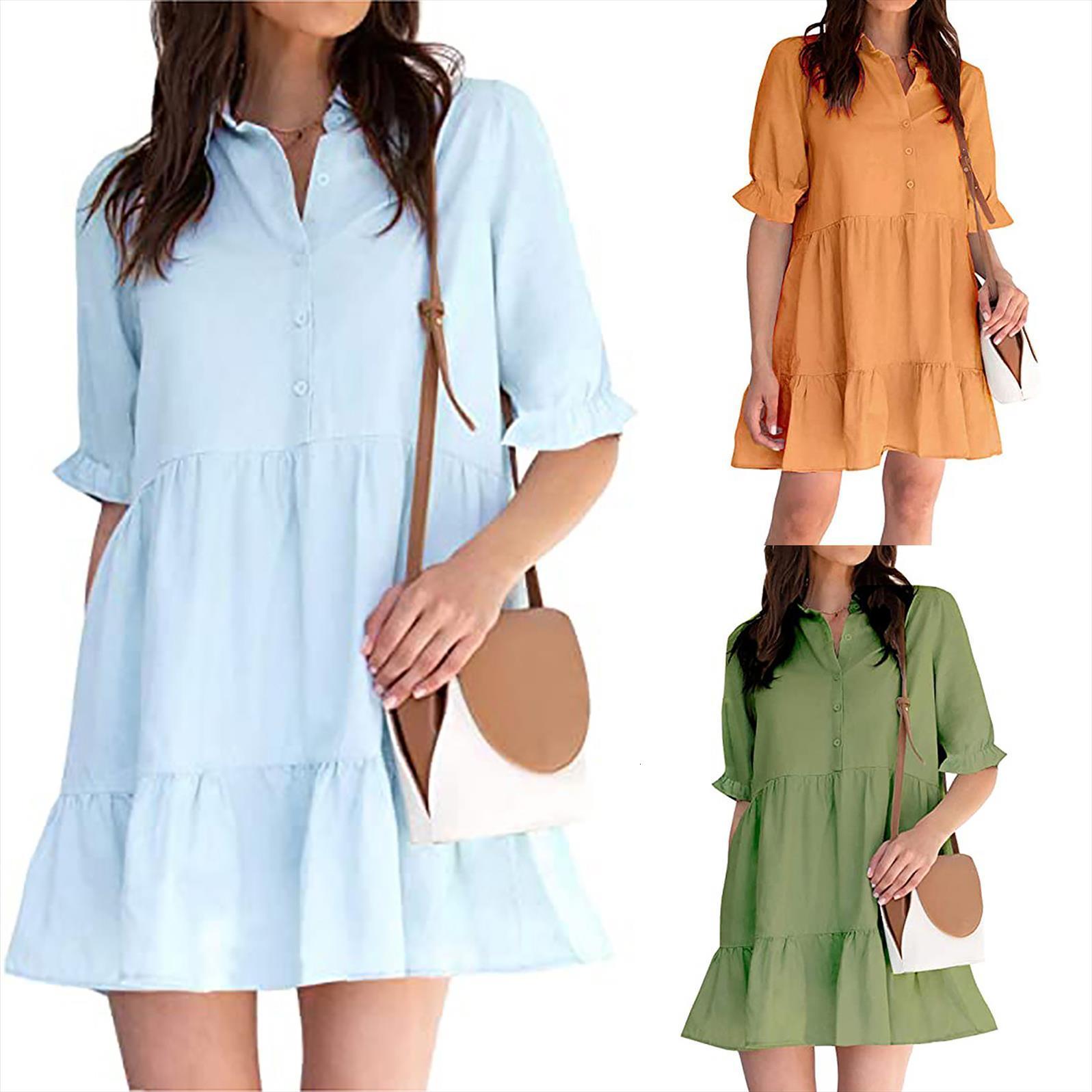 summer plus size fashion floral women dress soild short sleeve v neck casual sundress vestidos mujer verano, Black;gray
summer plus size fashion floral women dress soild short sleeve v neck casual sundress vestidos mujer verano, Black;gray