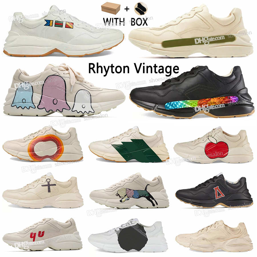 2021 with box Rhyton Vintage Casual Shoes Men Women Multicolor Designers Sneakers Leather Ladies Luxurys Runner Trainers Brand Platform Daddy Sneaker
2021 with box Rhyton Vintage Casual Shoes Men Women Multicolor Designers Sneakers Leather Ladies Luxurys Runner Trainers Brand Platform Daddy Sneaker