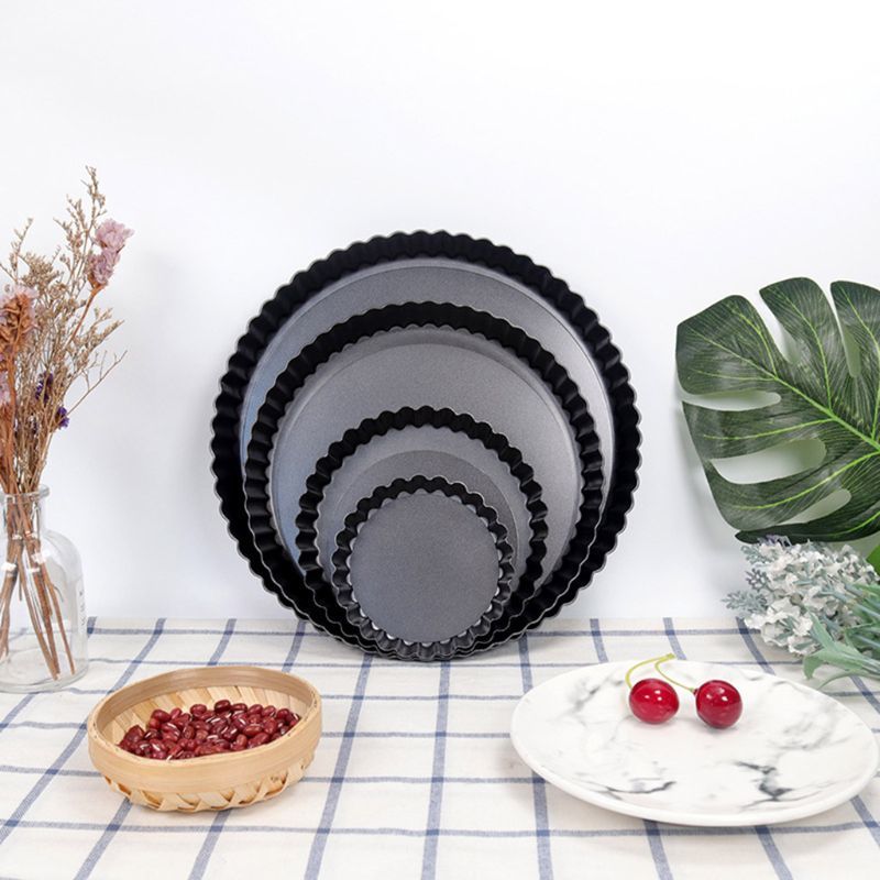 4/6/8 Inch Non Stick Pie Pizza Cake Pan Pie Removable Bodem Bake