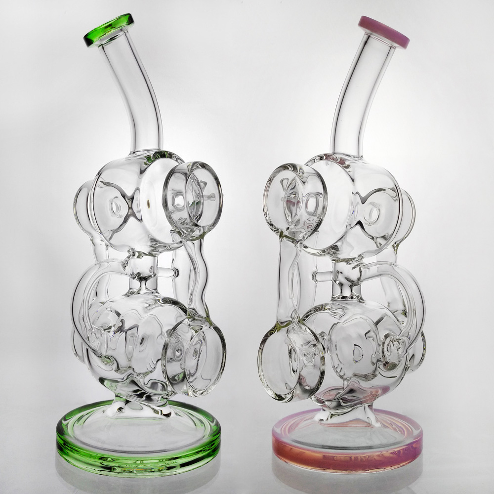 Bongs Dab Rig Recycler Hookahs Glass Bong Water Pipe With 14mm Bowl Piece Pink Blue Purple
Bongs Dab Rig Recycler Hookahs Glass Bong Water Pipe With 14mm Bowl Piece Pink Blue Purple