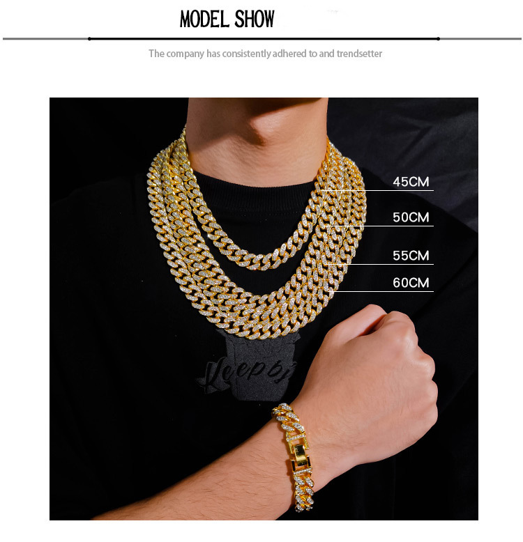Men Women Hip hop Iced Out Bling chain Necklace 12mm Miami Cuban Chains HipHop Necklaces Fashion Charm Jewelry
Men Women Hip hop Iced Out Bling chain Necklace 12mm Miami Cuban Chains HipHop Necklaces Fashion Charm Jewelry