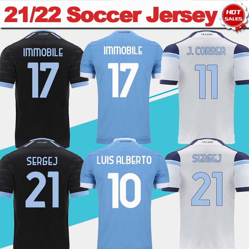 #17 IMMOBILE Football Jerseys Home Soccer Jersey #10 LUIS ALBERTO Away Shirt 2021/2022 Men #11 J.CORREA #21 SERGEJ 3rd Uniforms, 3rd no patch
#17 IMMOBILE Football Jerseys Home Soccer Jersey #10 LUIS ALBERTO Away Shirt 2021/2022 Men #11 J.CORREA #21 SERGEJ 3rd Uniforms, 3rd no patch