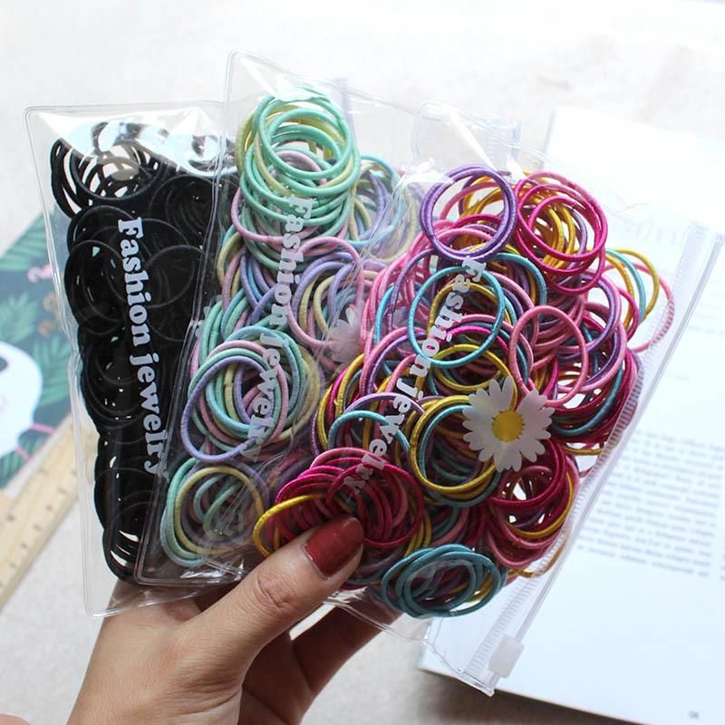 100pcs High Quality Hairwear Colorful Baby Girl Elastic Hair Bands Holder Rope Kids Rubber Accessories Clips & Barrettes
100pcs High Quality Hairwear Colorful Baby Girl Elastic Hair Bands Holder Rope Kids Rubber Accessories Clips & Barrettes