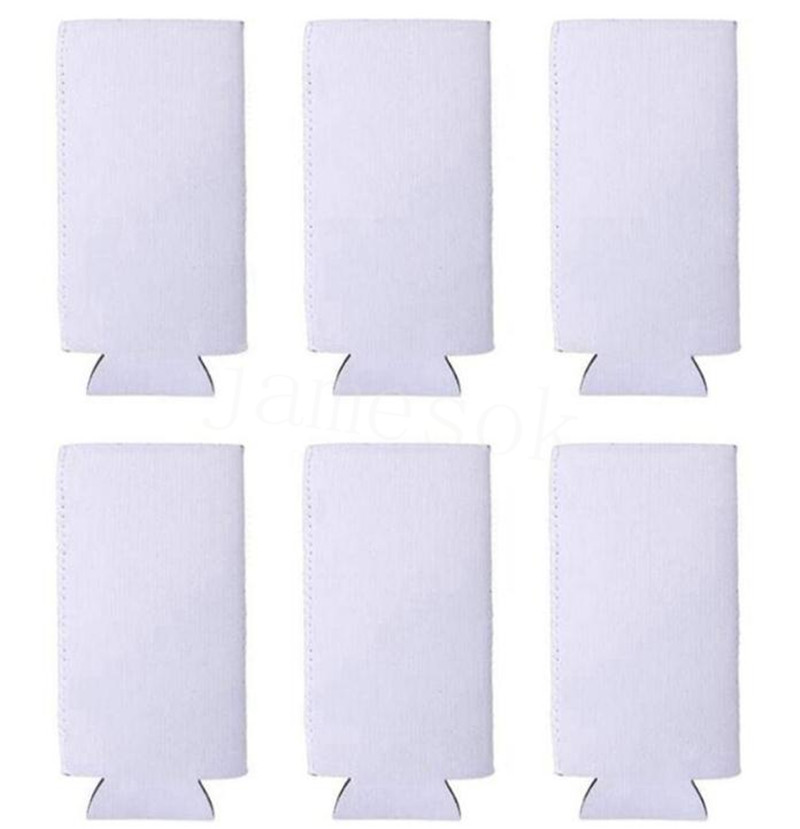 Drinkware Neoprene Sublimation Can Beverage Cooler Blank Beer Bottle Cans Sleeve DB743