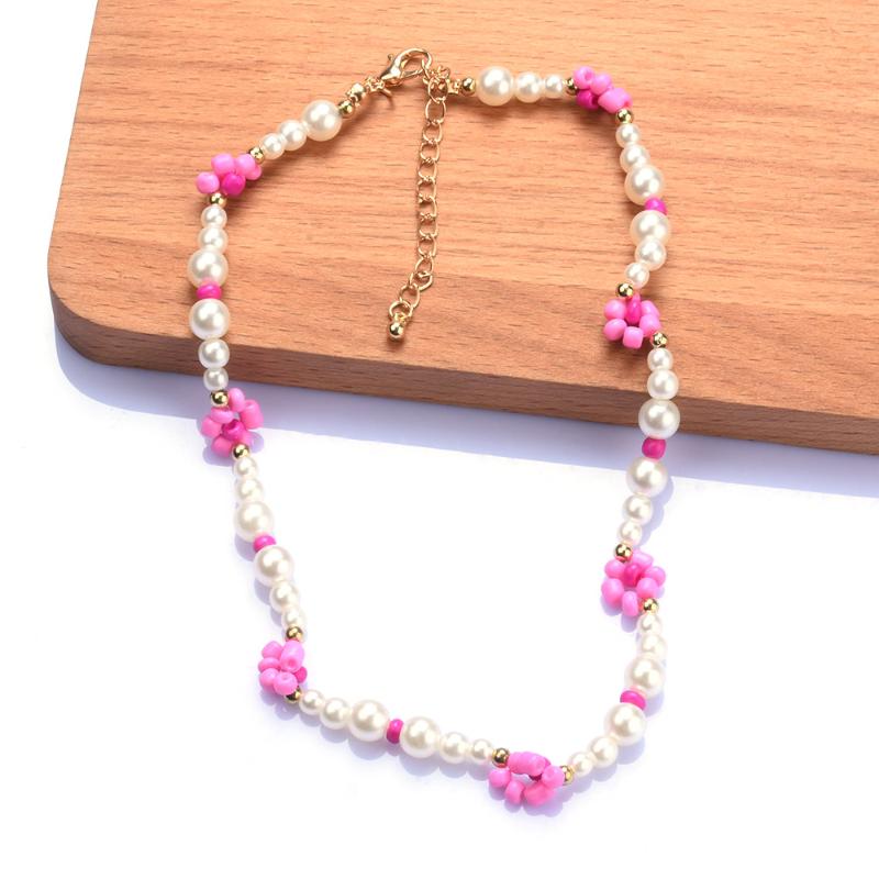 Chokers Trend Imitation Pearls Beads Kids Handmade Choker Necklace Women Jewelry Acrylic Flowers Beaded Children Girl DIY
Chokers Trend Imitation Pearls Beads Kids Handmade Choker Necklace Women Jewelry Acrylic Flowers Beaded Children Girl DIY