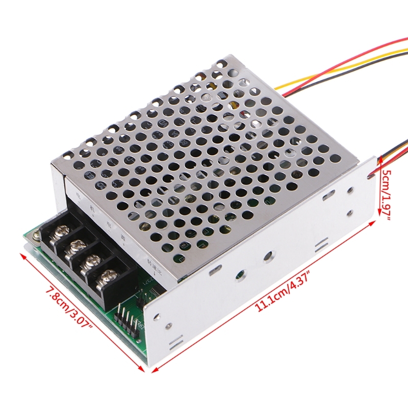 Dc 10-55V 12V 24V 36V 60A Pwm Dc Motor Speed Controller Cw Ccw Reversible switch