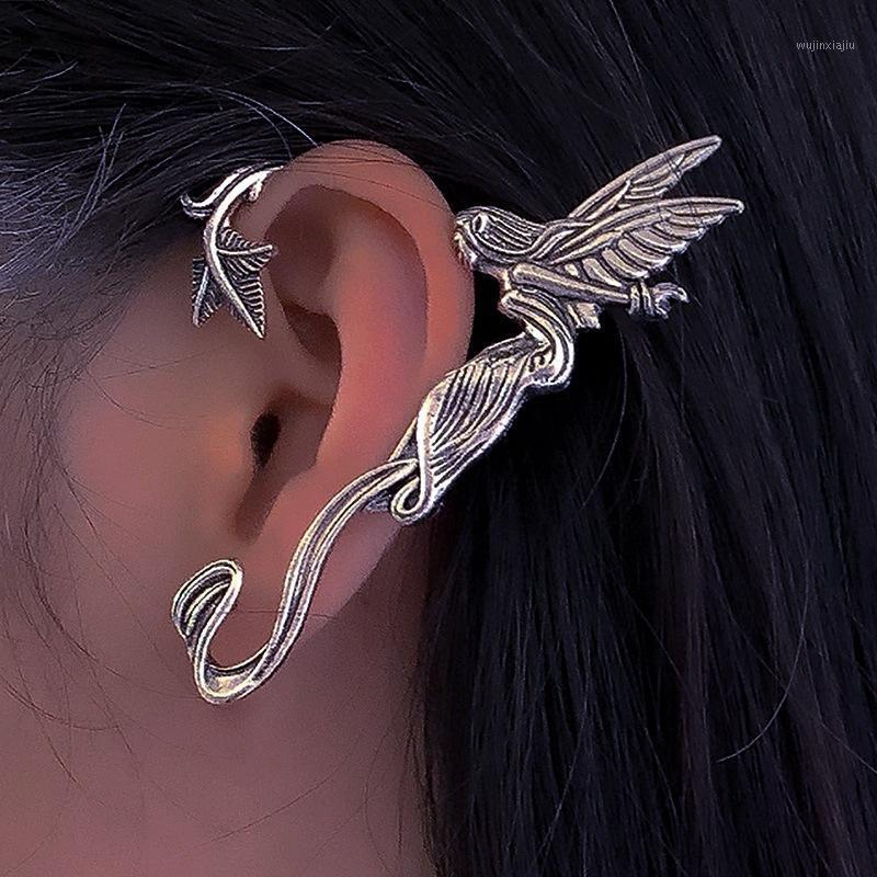 Dangle & Chandelier Ancient Silver Right Left Ear Male Female Demon Angel Stereo Single Halloween Elf Wing Earring Stud
Dangle & Chandelier Ancient Silver Right Left Ear Male Female Demon Angel Stereo Single Halloween Elf Wing Earring Stud