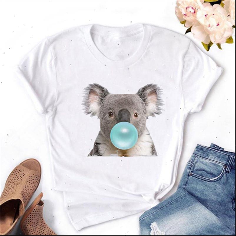 womens koala chewing gum print women summer casual funny graphic t shirt for lady yong girl cute female tees, White
womens koala chewing gum print women summer casual funny graphic t shirt for lady yong girl cute female tees, White