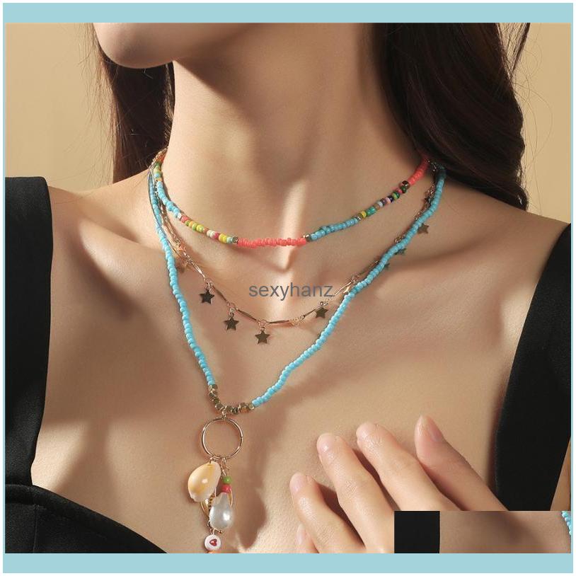 & Pendants Pendant Necklaces Bohemia Simple Handmade Mti-Layer Woven Rice Beaded Necklace For Women Bride Wedding Party Trendy Jewelry Drop
& Pendants Pendant Necklaces Bohemia Simple Handmade Mti-Layer Woven Rice Beaded Necklace For Women Bride Wedding Party Trendy Jewelry Drop