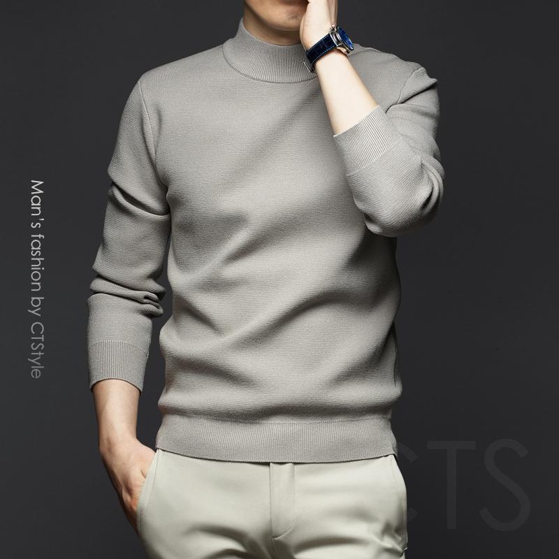 Men's Sweaters 2022 Autumn Winter Mock Neck Sweater Tops Male Thick Warm Knitted Pullovers Men Solid Color Casual Knitwear O881, White;black
Men's Sweaters 2022 Autumn Winter Mock Neck Sweater Tops Male Thick Warm Knitted Pullovers Men Solid Color Casual Knitwear O881, White;black
