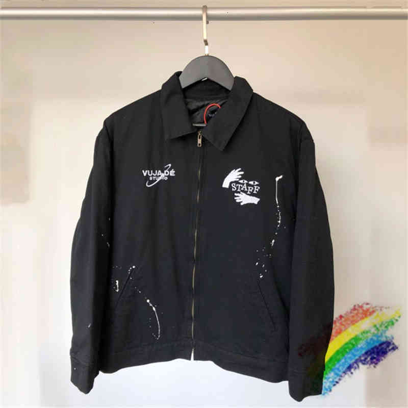Manual Splash Ink Vujade Kenijima Denim Jacket Men Women 1:1 High Quality Vintage Embroidery Staff Jackets Coats Awap
Manual Splash Ink Vujade Kenijima Denim Jacket Men Women 1:1 High Quality Vintage Embroidery Staff Jackets Coats Awap