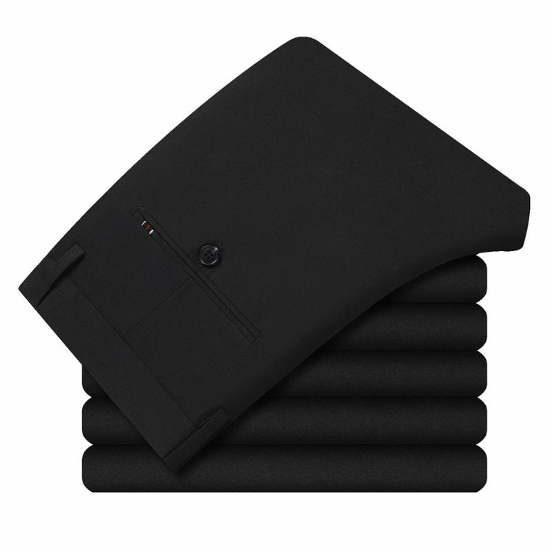 Men's Trousers 2021 Autumn And Winter Style Slim Straight Business Formal Suit Stretch Casual L Pants