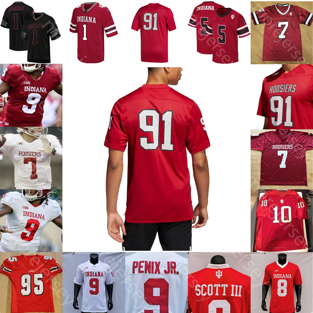 Custom Indiana Hoosiers Football Jersey NCAA College Michael Penix Jr. Stevie Scott III Ty Fryfogle Chris Beaty Peyton Ramsey Whop Philyor Stallings IV Hendershot
Custom Indiana Hoosiers Football Jersey NCAA College Michael Penix Jr. Stevie Scott III Ty Fryfogle Chris Beaty Peyton Ramsey Whop Philyor Stallings IV Hendershot