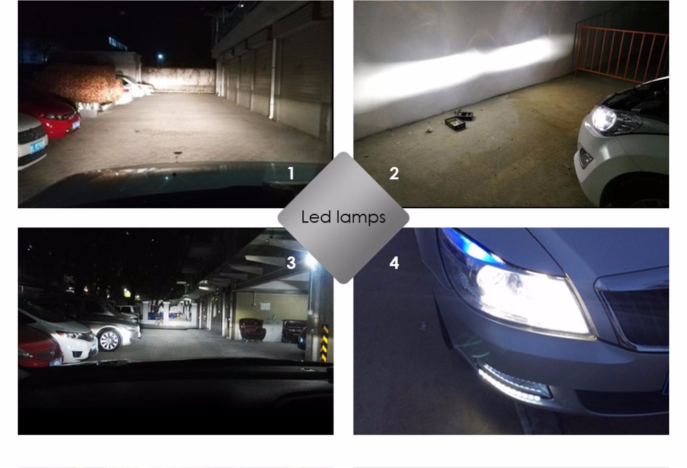 Fighter Foco H4 Led Bulbs Car/motorcycle Headlight 72W 12V 24V 6000K Super Light Auto H4 Lamp