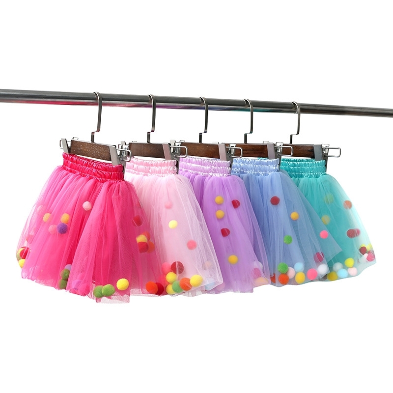 korean new girls' pompous spring summer autumn winter baby color ball yarn children's skirt, White
korean new girls' pompous spring summer autumn winter baby color ball yarn children's skirt, White