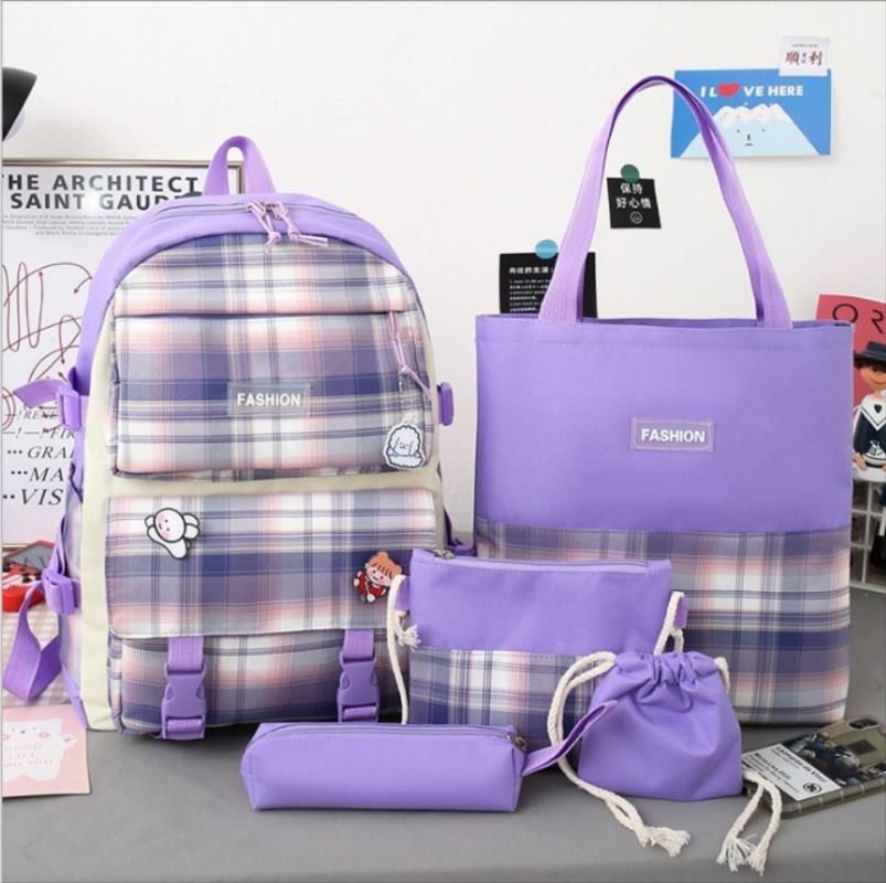 Backpack 2021 Est Large Capacity Japanese Style Pink Lovely Set Girls Fashion Schoolbag 5PCS High School For Student, Black
Backpack 2021 Est Large Capacity Japanese Style Pink Lovely Set Girls Fashion Schoolbag 5PCS High School For Student, Black