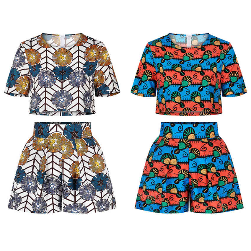 Fashion Ladies Clothes Dashiki Print News African Dresses for Women Ankara Style Bazin African Top Pants Plus Cothing Party 210408