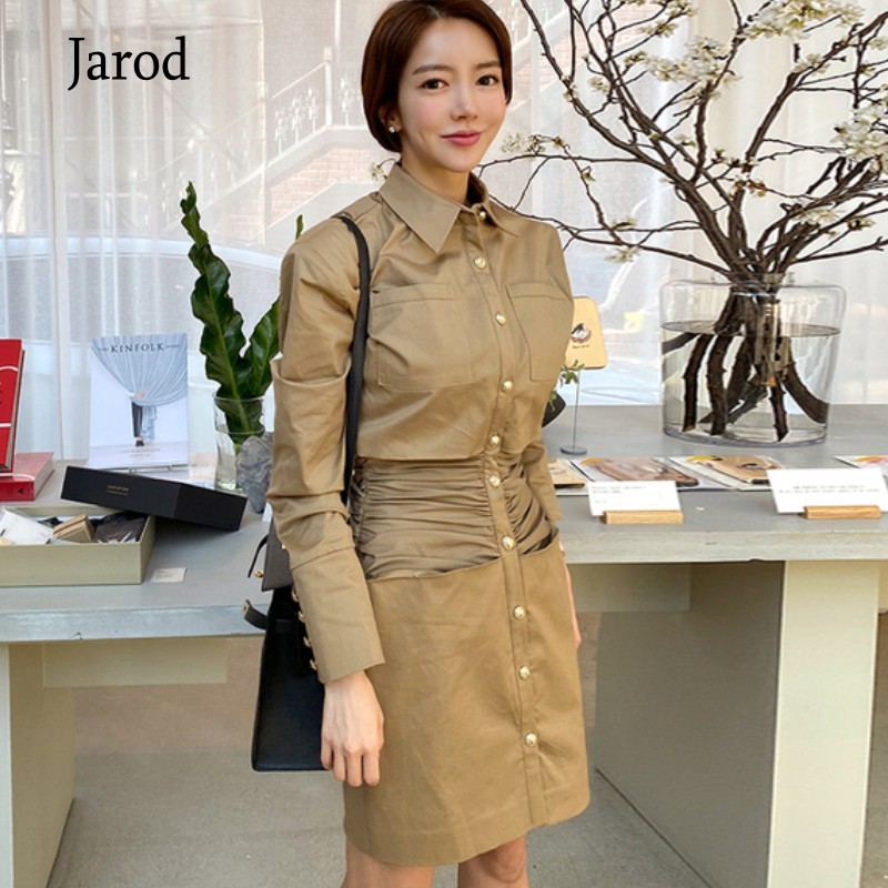 fashion Autumn Office OL Shirt Dress Women Vintage Lapel Long Sleeve High waist casual slim Dresses Female 210518, Photo color
fashion Autumn Office OL Shirt Dress Women Vintage Lapel Long Sleeve High waist casual slim Dresses Female 210518, Photo color