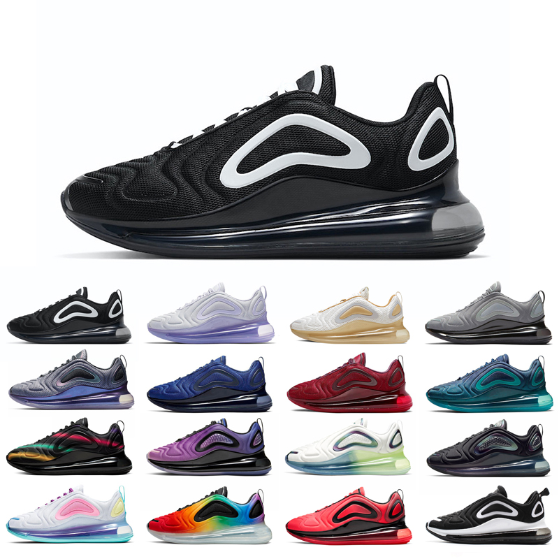 Original Running Shoes 720 True Aqua Powder Black Red Bold Branding Bubble Cool Grey Midnight Nightshade Oreo Oxygen Purple Sunrise Sunset Volt Rain
