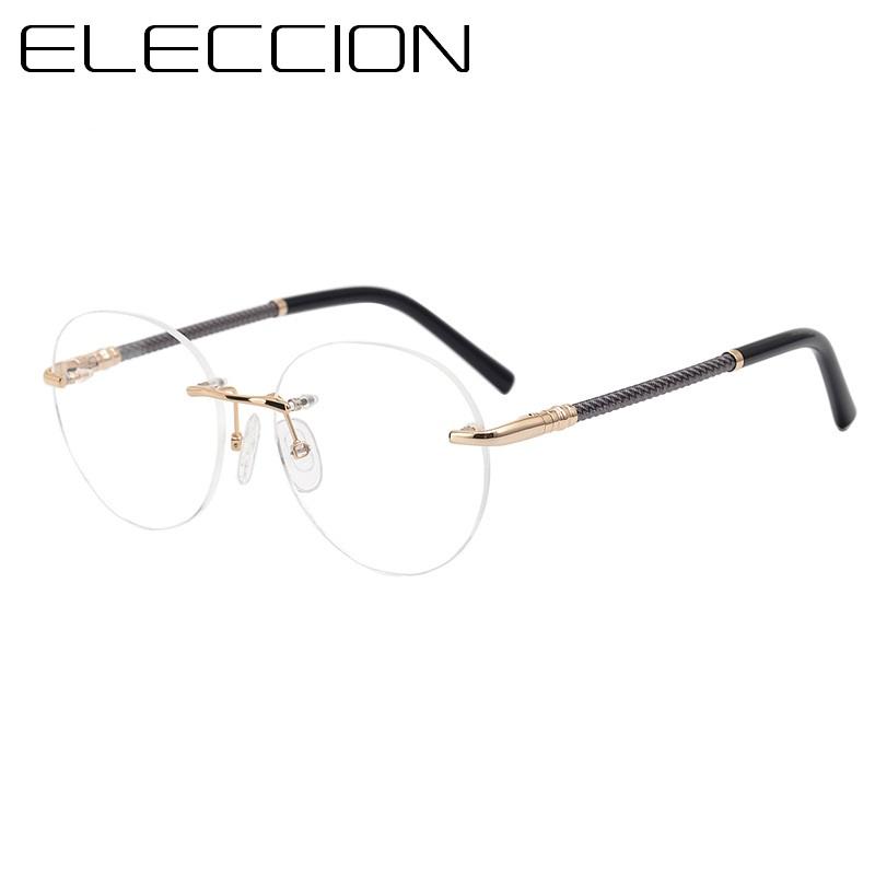 Fashion Sunglasses Frames ELECCION 2021 Pure Titanium Rimless Glasses Frame Men Top Quality Myopia Optical Prescription Eyeglasses Male Roun
Fashion Sunglasses Frames ELECCION 2021 Pure Titanium Rimless Glasses Frame Men Top Quality Myopia Optical Prescription Eyeglasses Male Roun