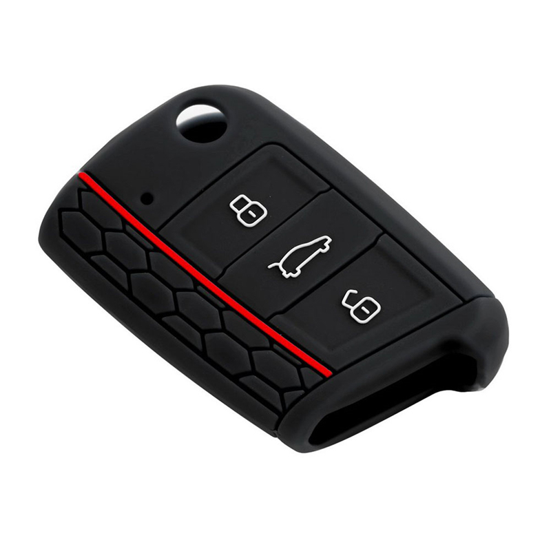 Universal Durable Silicone Car Key Cover Case Flip Key Cap For Volkswagen Golf 7 Nissan Xterra