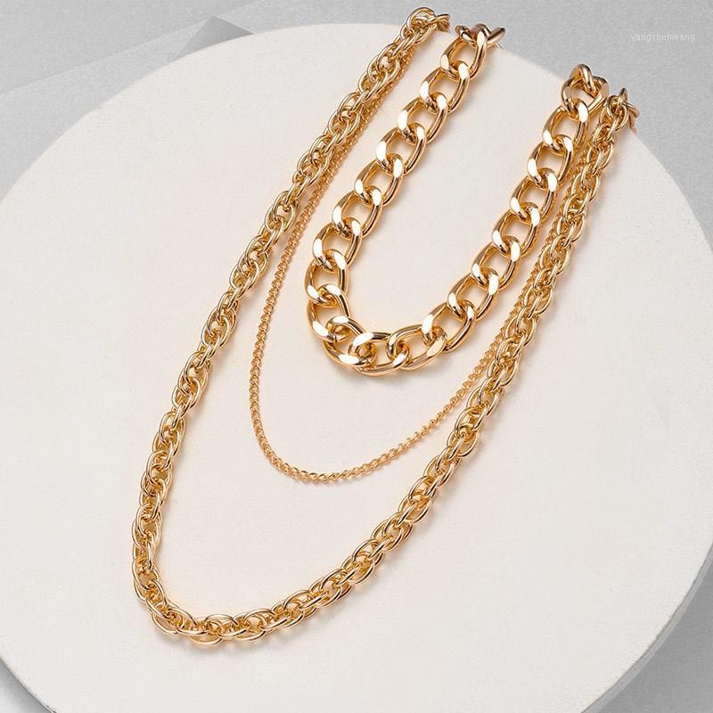 Chains Vintage Luxurious Multilayered Necklace Set For Women Fashion Gold Colour Metal Pendant Thick Choker Chain Necklaces Jewelry
Chains Vintage Luxurious Multilayered Necklace Set For Women Fashion Gold Colour Metal Pendant Thick Choker Chain Necklaces Jewelry