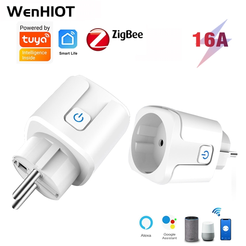 WENHIOT Zigbee 3.0 Smart Socket EU Plug 16A Tuya Home Automation Monitor Timer electronic Outlet Support Alexa 211007
WENHIOT Zigbee 3.0 Smart Socket EU Plug 16A Tuya Home Automation Monitor Timer electronic Outlet Support Alexa 211007