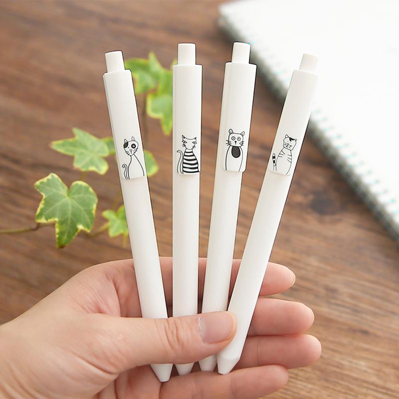 Gel Pens 6 Pcs Lovely Cartoon Cat 0.5mm Ballpoint Triangle Body Black Ink Smooth Writing Office School Supplies H6726
Gel Pens 6 Pcs Lovely Cartoon Cat 0.5mm Ballpoint Triangle Body Black Ink Smooth Writing Office School Supplies H6726
