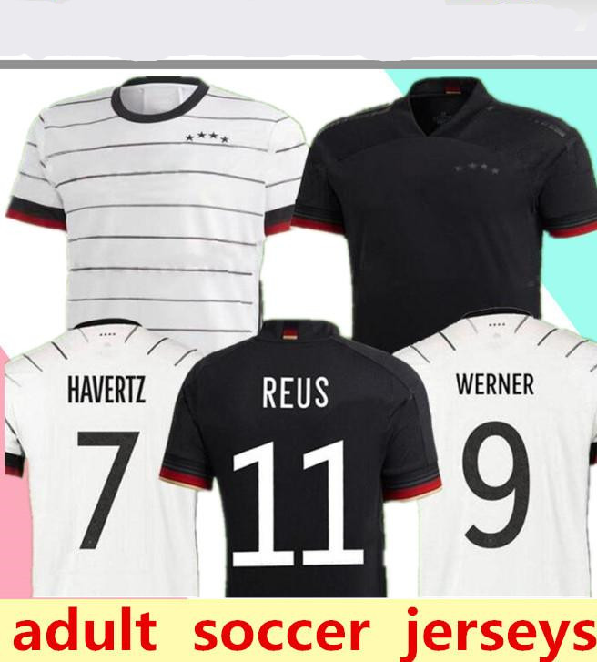 2021 Germany soccer jersey national team man GNABRY WERNER HAVERTZ shirt DEUTSCHER SANE KROOS REUS football shirts 20/21, Black;yellow
2021 Germany soccer jersey national team man GNABRY WERNER HAVERTZ shirt DEUTSCHER SANE KROOS REUS football shirts 20/21, Black;yellow