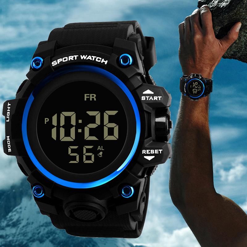 Wristwatches Creative Sport Design Watches Men Top Luminous Led Mens Digital For Male Waterproof Big Dial Hombre, Slivery;brown
Wristwatches Creative Sport Design Watches Men Top Luminous Led Mens Digital For Male Waterproof Big Dial Hombre, Slivery;brown