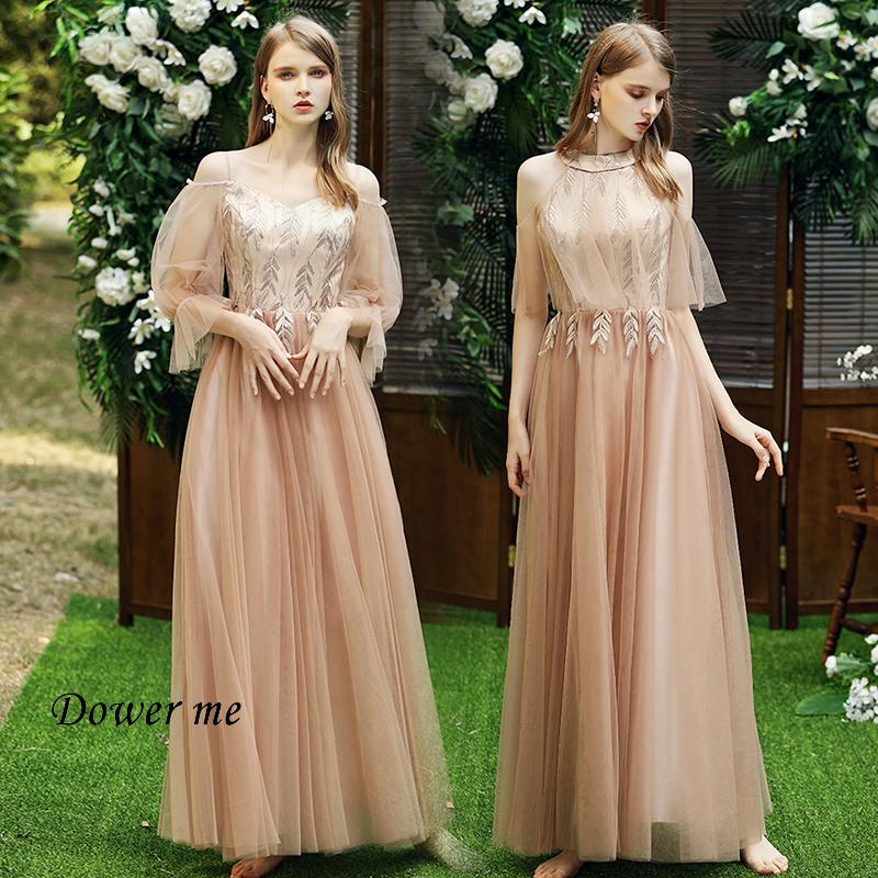Bridesmaid Dress Brown GR525 High Collar Shawl Sleeve Wedding Party Dresses Embroidery A-Line Maid Of Honor Formal Gowns 2021
Bridesmaid Dress Brown GR525 High Collar Shawl Sleeve Wedding Party Dresses Embroidery A-Line Maid Of Honor Formal Gowns 2021