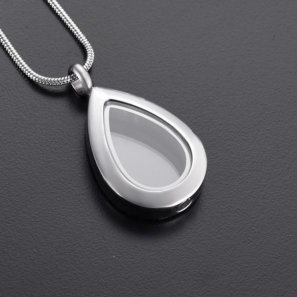 Wholesale stainless steel drop shape transparent mirror cremation pendant Ashes necklace to commemorate the deceased relative or pet
Wholesale stainless steel drop shape transparent mirror cremation pendant Ashes necklace to commemorate the deceased relative or pet