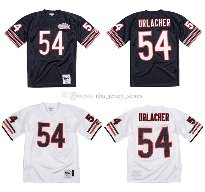 Stitched football Jersey 54 Brian Urlacher 2001 Mitchell & Ness retro Rugby jerseys, Black;red
Stitched football Jersey 54 Brian Urlacher 2001 Mitchell & Ness retro Rugby jerseys, Black;red