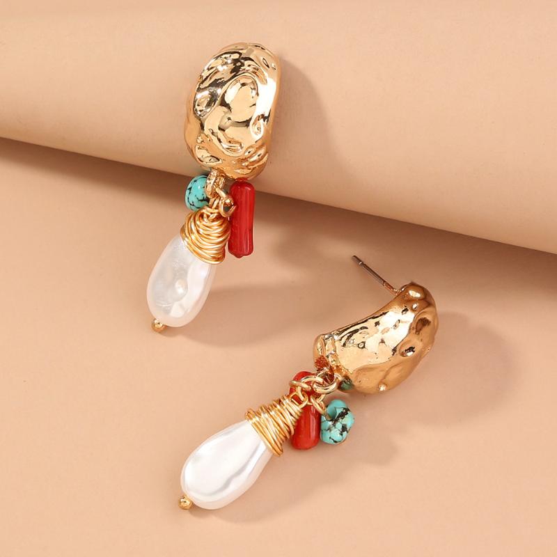 Dangle & Chandelier Wholesale Unique Trendy Fashion Court Vintage Earrings C- Shaped Metal Natural Stone Pearl Gift, Silver
Dangle & Chandelier Wholesale Unique Trendy Fashion Court Vintage Earrings C- Shaped Metal Natural Stone Pearl Gift, Silver