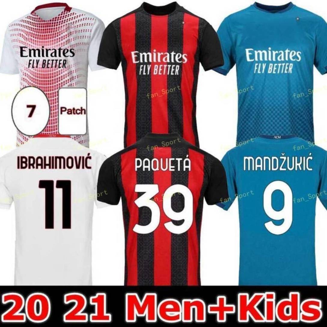 AC Milan 20 21 soccer jersey IBRAHIMOVIC PAQUETA BENNACER TONALI ROMAGNOLI 2021 football shirt CALHANOGLU REBIC men kids kit, Adult home
AC Milan 20 21 soccer jersey IBRAHIMOVIC PAQUETA BENNACER TONALI ROMAGNOLI 2021 football shirt CALHANOGLU REBIC men kids kit, Adult home