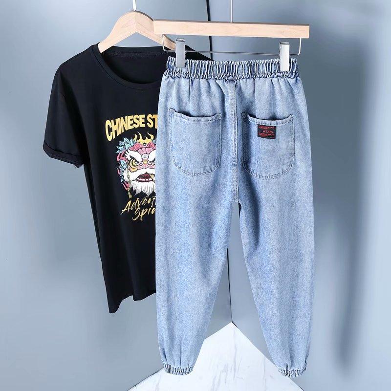 Fashion Men's Pants Korean Streetwear Joggers Men Trousers Cargo Casual Clothing Elastic Waist Size M-5XL