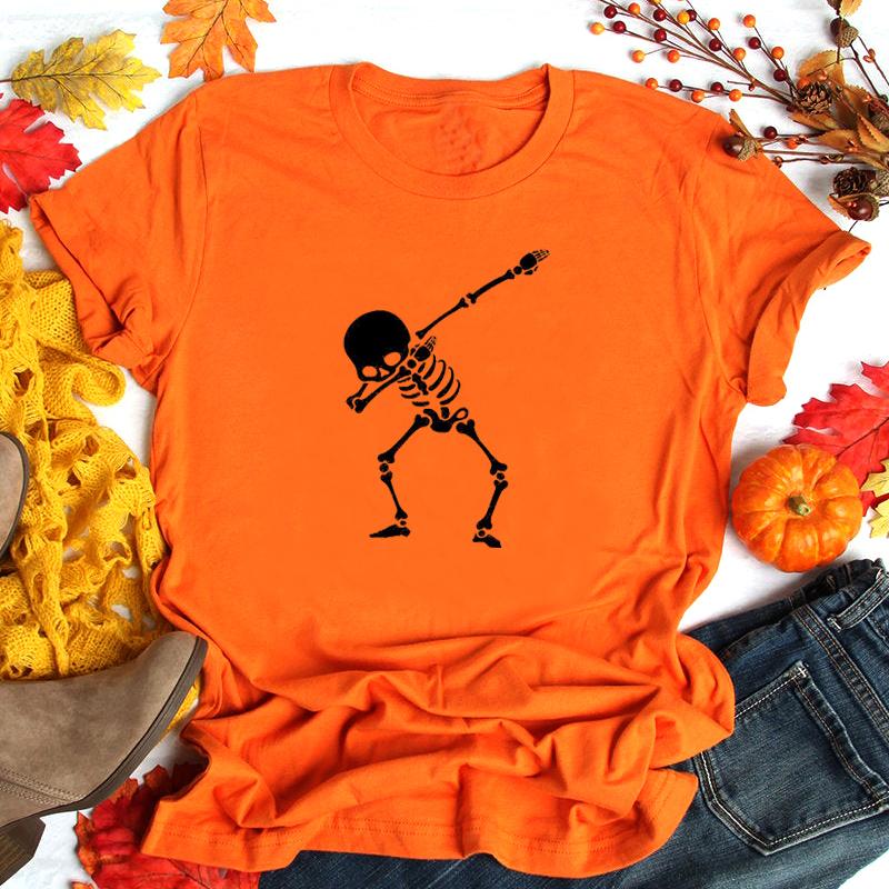 Women' T-Shirt Skeleton Dance Graphic Tees Women Halloween Girl Funny Tshirt Hipster Streetwear Cotton Kawaii Tumblr Fashion Tops, White - black txt
Women' T-Shirt Skeleton Dance Graphic Tees Women Halloween Girl Funny Tshirt Hipster Streetwear Cotton Kawaii Tumblr Fashion Tops, White - black txt