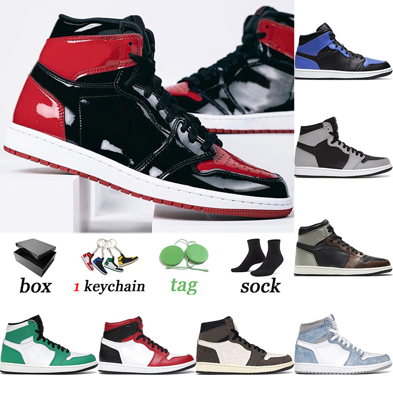 Basketball Shoes 1 1s Jumpman 2021 Arrival Bred Mens Women Shadow Hyper Royal Lucky Green Silver Toe Univeristy Blue Trainers Outdoor Sneakers 36-46
Basketball Shoes 1 1s Jumpman 2021 Arrival Bred Mens Women Shadow Hyper Royal Lucky Green Silver Toe Univeristy Blue Trainers Outdoor Sneakers 36-46