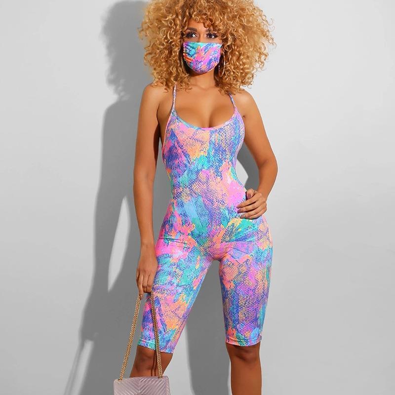 Summer Sexy Streetwear Sleeveless Bodycon Women Jumpsuit Printed Spaghetti Sport Playsuit, Black;white
Summer Sexy Streetwear Sleeveless Bodycon Women Jumpsuit Printed Spaghetti Sport Playsuit, Black;white