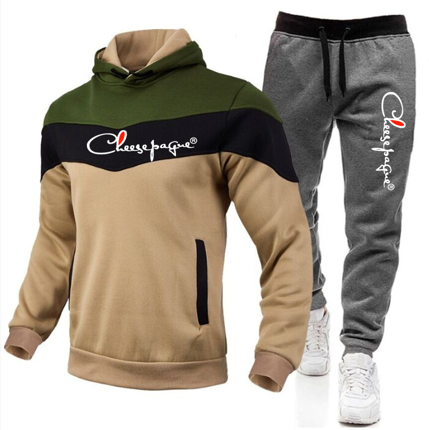 Men Sportswear Set Autumn Winter Hoodies Set Mens Tracksuits Patchwork Fashion Sweatshirt+pants Male Casual Two Pieces Track Suit
Men Sportswear Set Autumn Winter Hoodies Set Mens Tracksuits Patchwork Fashion Sweatshirt+pants Male Casual Two Pieces Track Suit