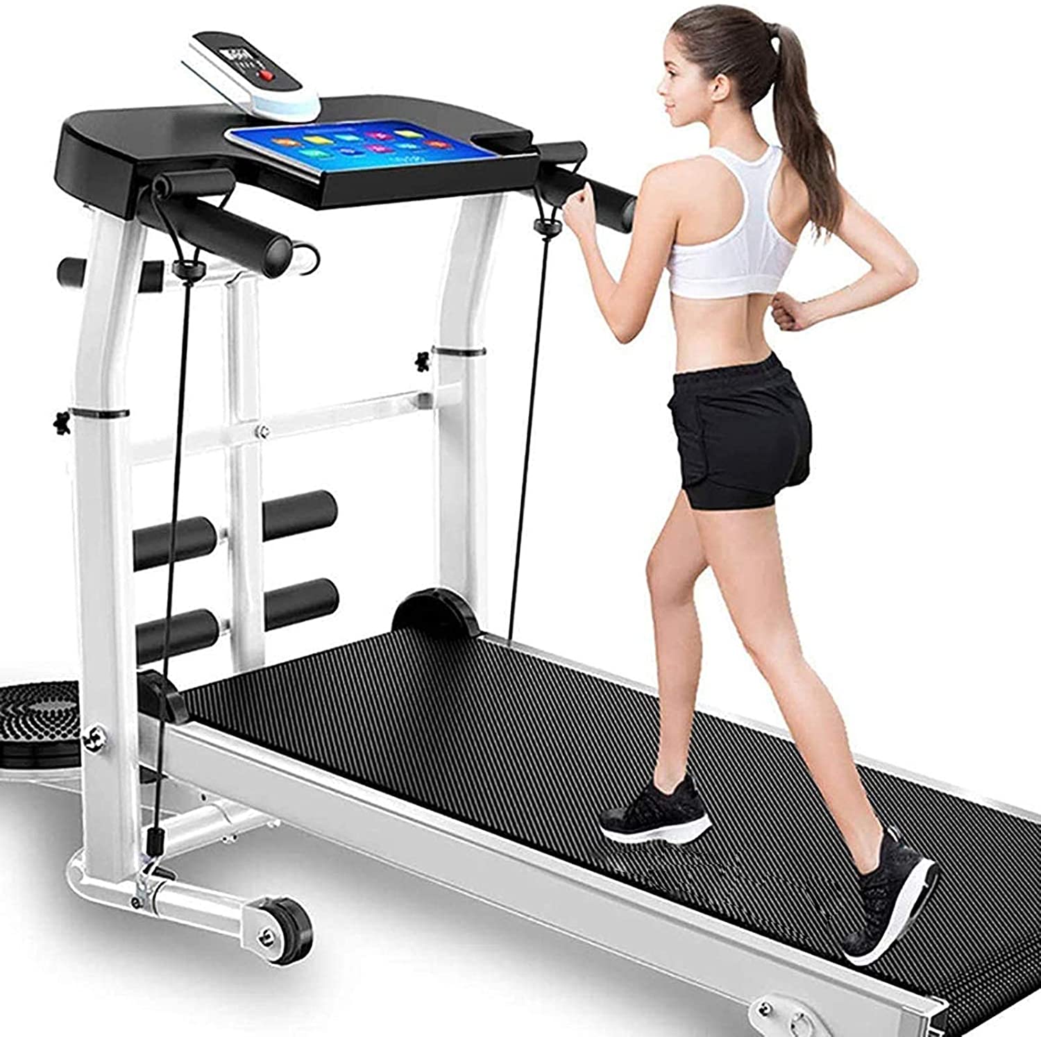 Treadmill, professional mechanical LCD screen treadmill, with tablet holder, up to 150 kg, multifunctional household foldable treadmill
Treadmill, professional mechanical LCD screen treadmill, with tablet holder, up to 150 kg, multifunctional household foldable treadmill
