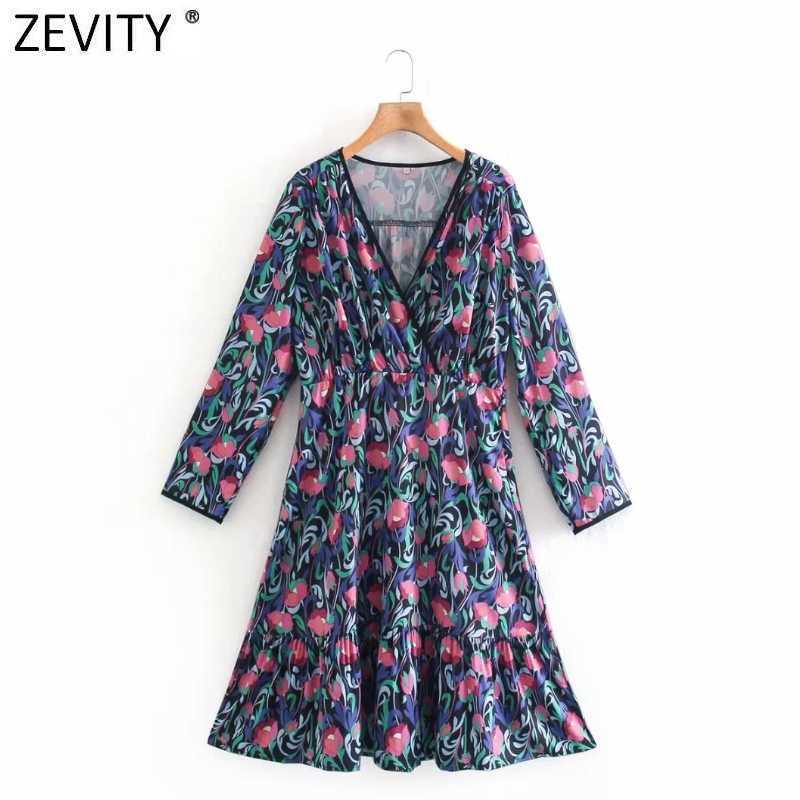 Zevity Women Vintage V Neck Floral Printing Side Zipper Casual A Line Dress Female Chic Long Sleeve Pleats Kimono Vestido DS8153 210603, As pic ds8153ld
Zevity Women Vintage V Neck Floral Printing Side Zipper Casual A Line Dress Female Chic Long Sleeve Pleats Kimono Vestido DS8153 210603, As pic ds8153ld