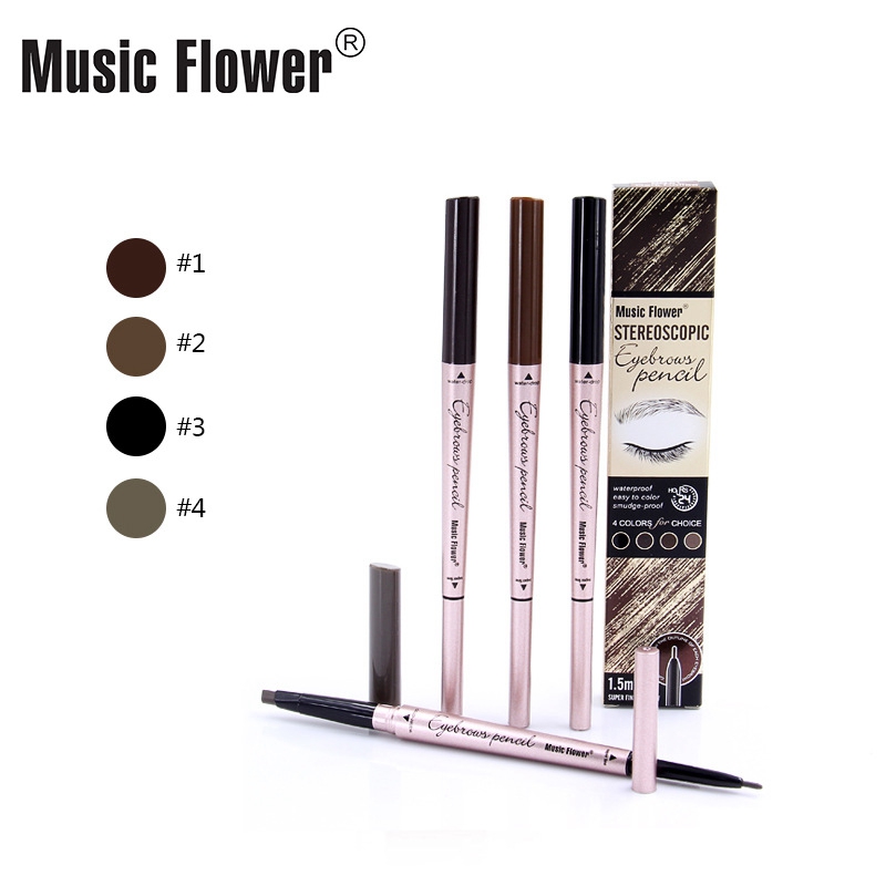 Music Flower Eyebrow Pen Pencil Waterproof And Sweat-proof Natural Non-marking Eye Brow Powder Double-headed Easy To Color Makeup 1296, As option show
Music Flower Eyebrow Pen Pencil Waterproof And Sweat-proof Natural Non-marking Eye Brow Powder Double-headed Easy To Color Makeup 1296, As option show