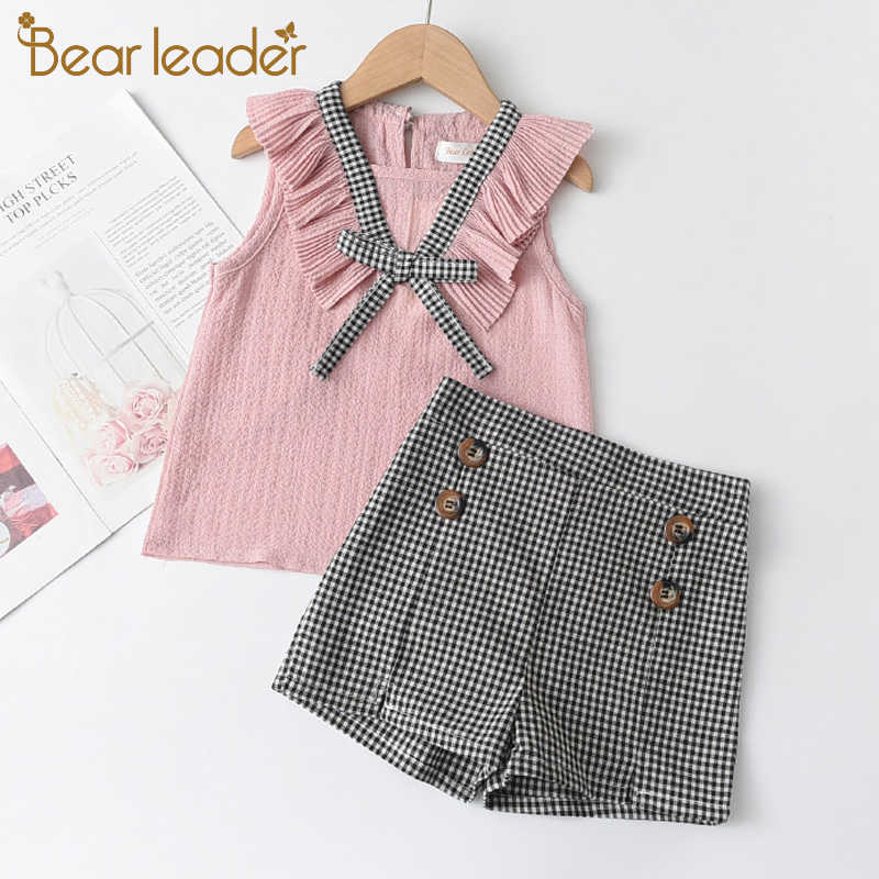 Bear Leader Girls Casual Clothing Sets Summer Fashion Children Bowtie Vest and Short Plaid Pants Outfits 2Pcs Kids Suit 2-6Y 210708, Ax1134 pink
Bear Leader Girls Casual Clothing Sets Summer Fashion Children Bowtie Vest and Short Plaid Pants Outfits 2Pcs Kids Suit 2-6Y 210708, Ax1134 pink