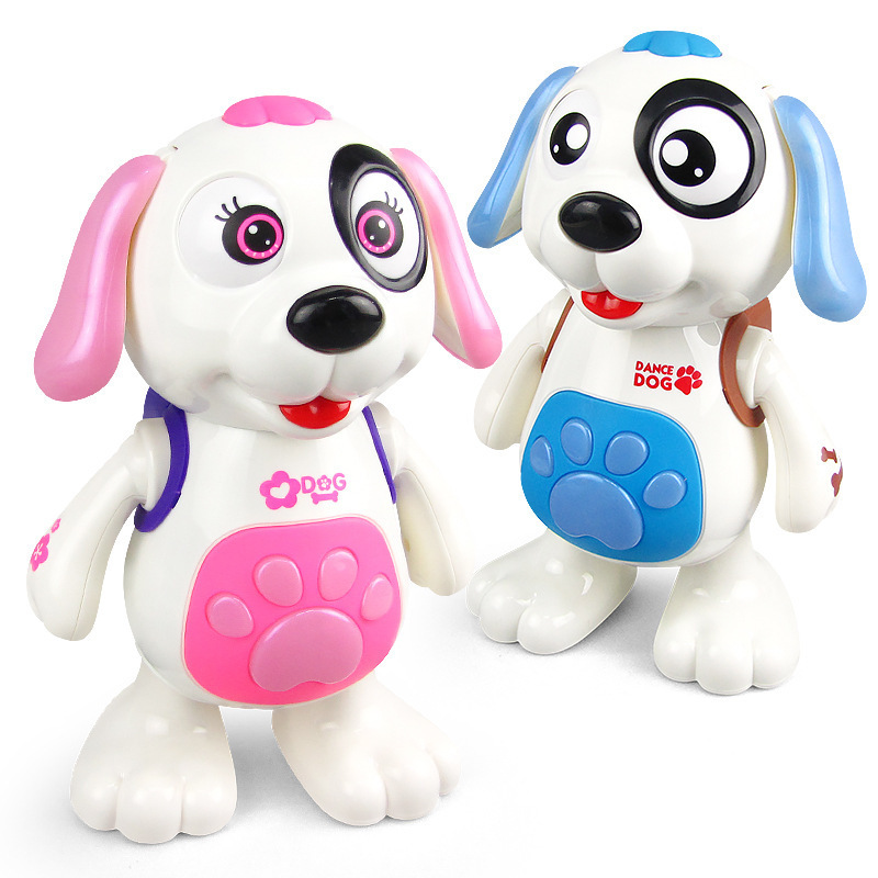 Electronics RobotsElectronic Robots Dog Toy Music Light Dance Walk Cute Baby Gift 3-4-5-6 Years Old Kids Toys Toddlers Animals B