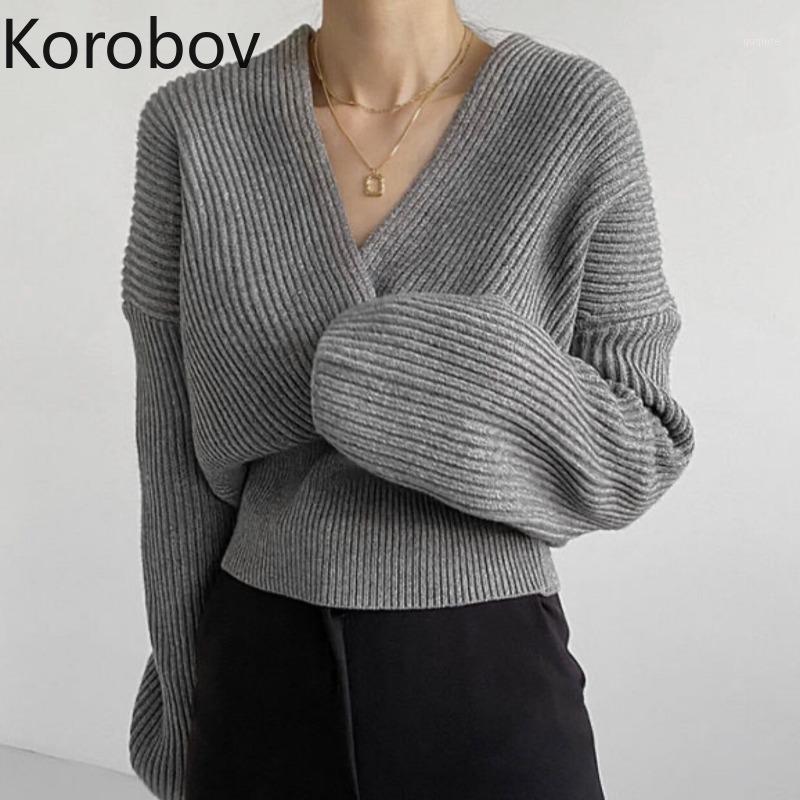 Women's Sweaters Korobov 2021 Autumn Winter Women Vintage V Neck Harajuku Streetwear Sueter Mujer Korean Elegant Jumper Femme, Black
Women's Sweaters Korobov 2021 Autumn Winter Women Vintage V Neck Harajuku Streetwear Sueter Mujer Korean Elegant Jumper Femme, Black