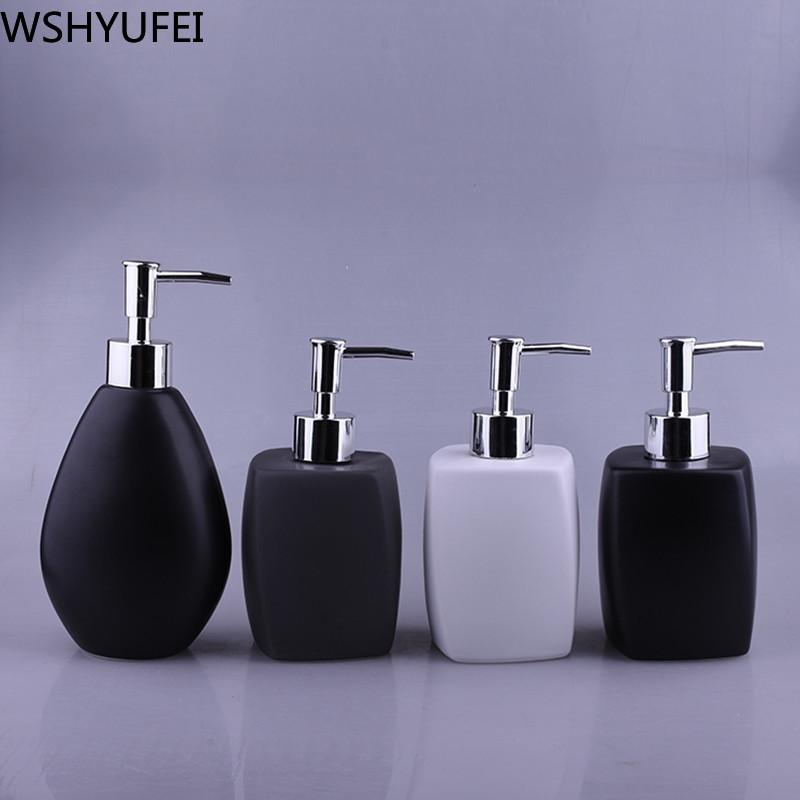 Nordic Creative Ceramic Liquid Bottle Press Type Portable Shampoo Shower Gel Home El Bathroom Decoration WSHYUFEI Soap Dispenser
Nordic Creative Ceramic Liquid Bottle Press Type Portable Shampoo Shower Gel Home El Bathroom Decoration WSHYUFEI Soap Dispenser