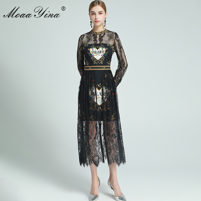 Fashion Designer dress Summer Women's Dress Lace Long Sleeve Beading Print Black Sexy Elegant Dresses 210524
Fashion Designer dress Summer Women's Dress Lace Long Sleeve Beading Print Black Sexy Elegant Dresses 210524